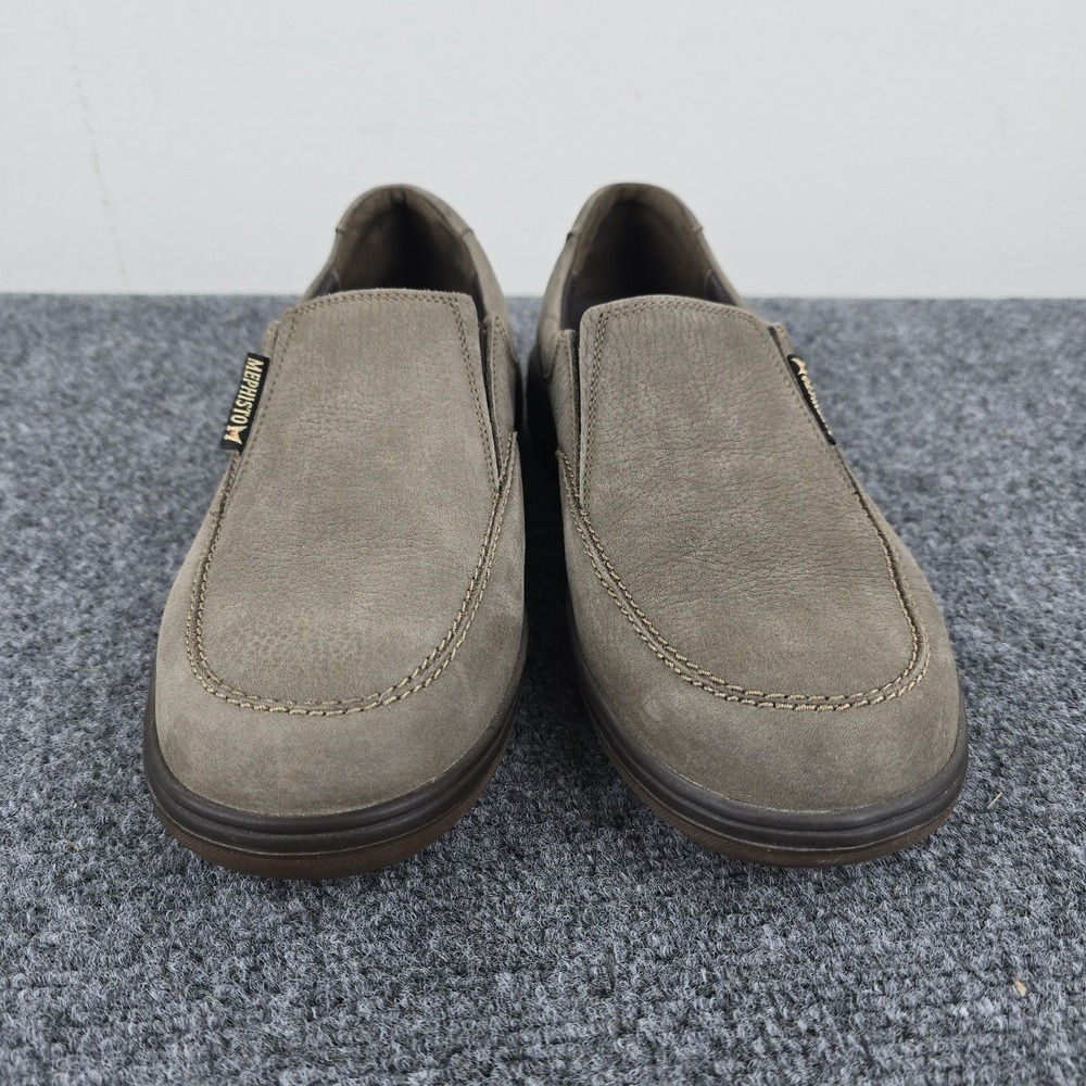 Mephisto Air-Jet Slip On Shoes Mens 7.5 EU 41 Taupe Leather Loafers